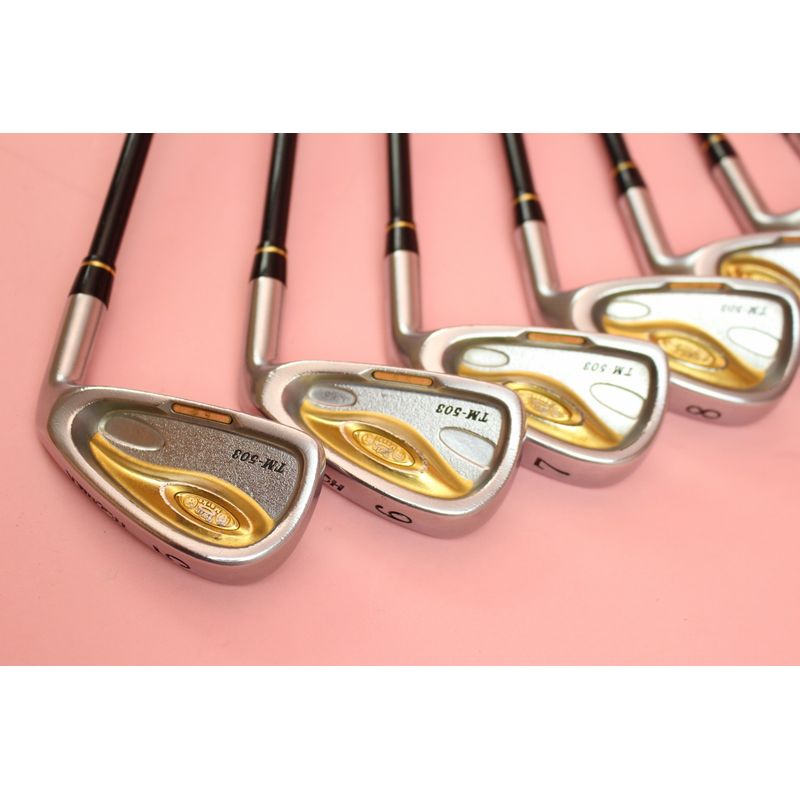 HONMA TM-503  ゴールドライン 星5 レディースアイアンセット Honma Golf Club TM-503 ARMRQ856 2 Star R Iron Set – Gears Yamato