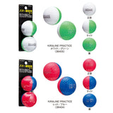 [NEW] Golf Ball Kasco KIRALINE PRACTICE 2 Balls Japan